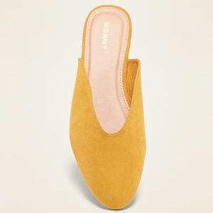 Old Navy Yellow Mules